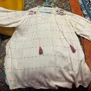 EARTHBOUND Cream Mini Dress